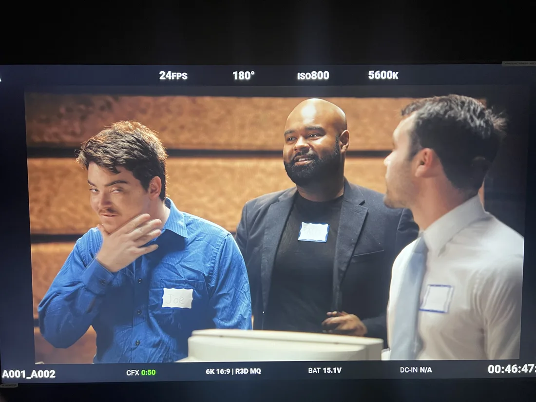 Behind the scenes