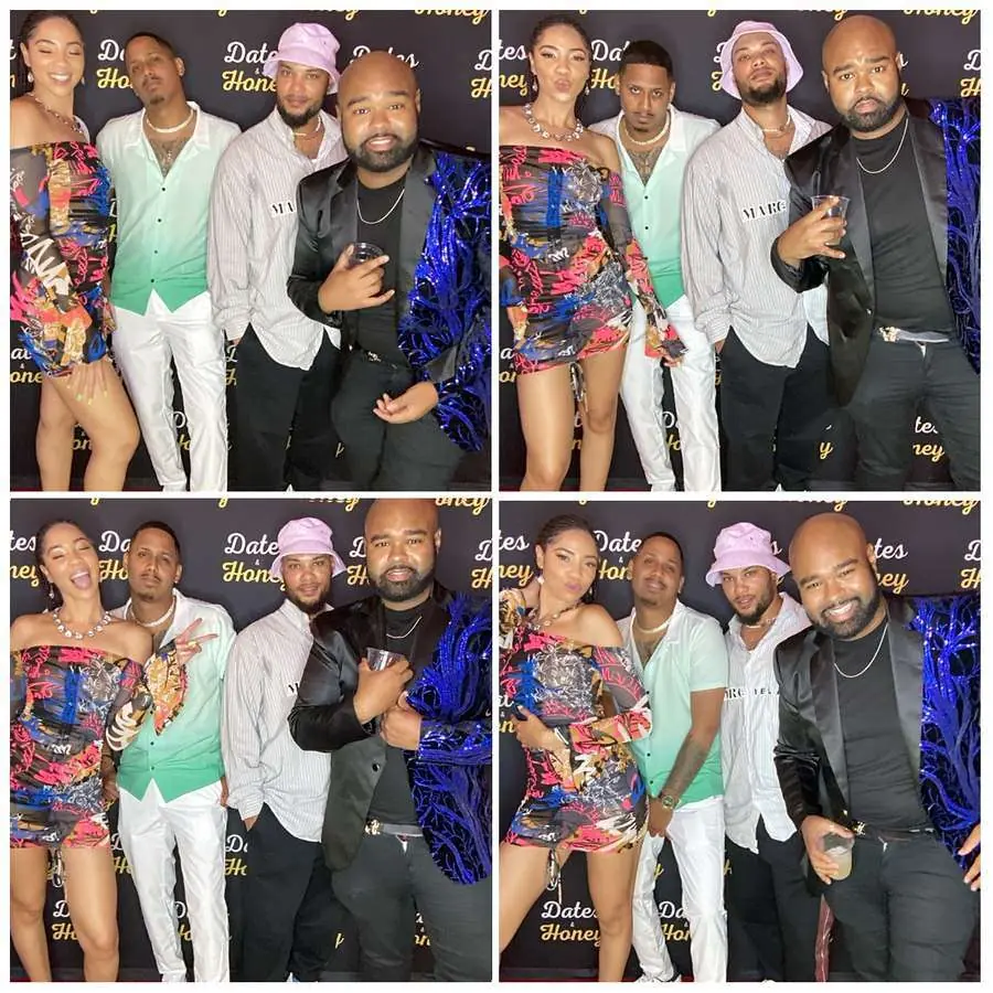 Photo booth moments at the Trendy premiere