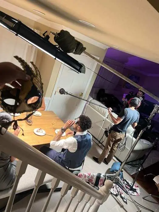 Behind the scenes