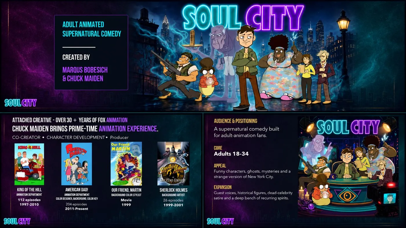 Soul City — adult animated supernatural comedy